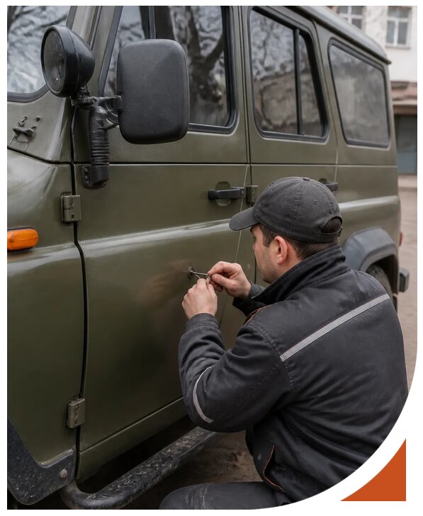 Профессиональное вскрытие автомобиля УАЗ без повреждений в Лениногорске
